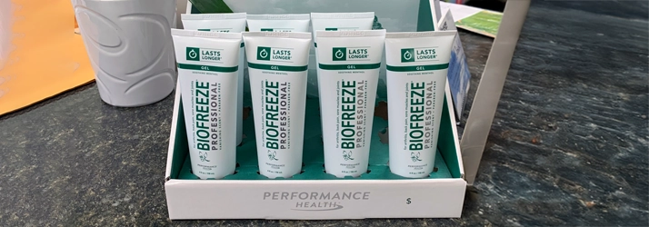 Image showing products of the brand Biofreeze.